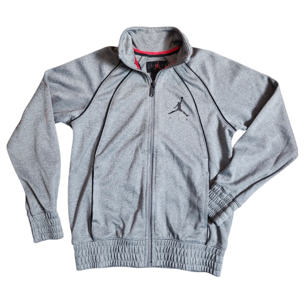 Nike Air Jordan Jumpman Boys Full Zip Sweatshirt Track Jacket Size Small